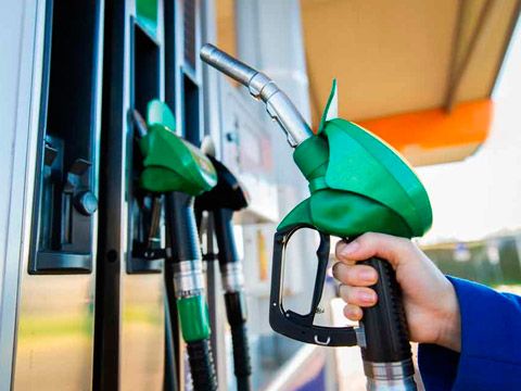 Gasóleos EE. SS. Fontanet S. L. Mano sosteniendo manguera de gasolina 